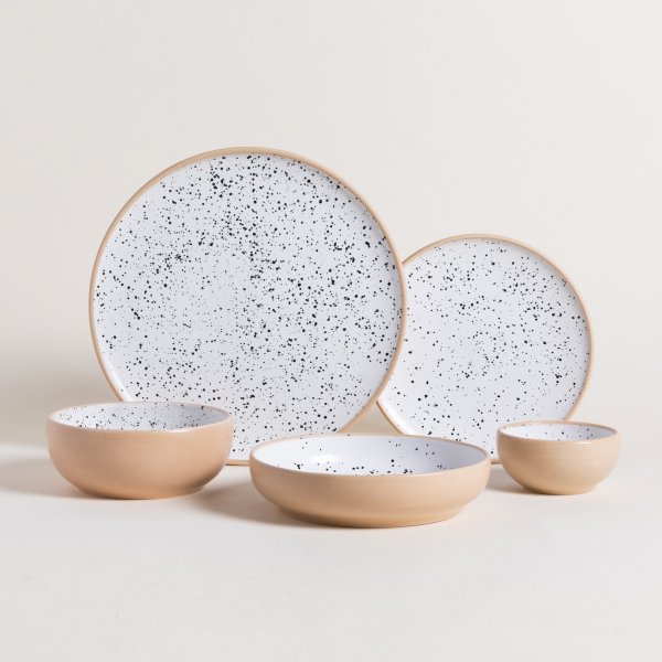 PLATOS Korba Blanco Dots